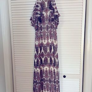 Maxi dress - fully lined. Worn once. Excellent condition.